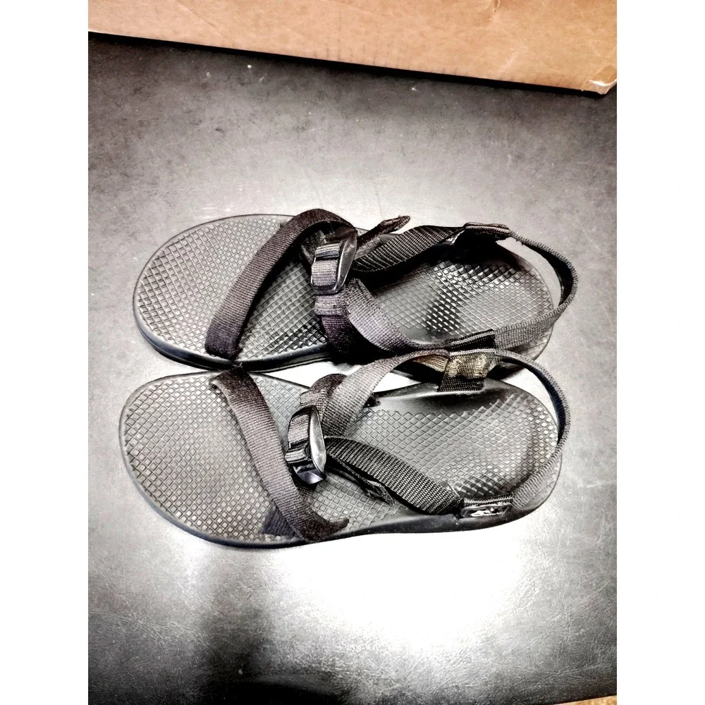 Chaco Z/1 Classic Black Webbing Adjustable Strap Hiking Sport Sandals Women 8